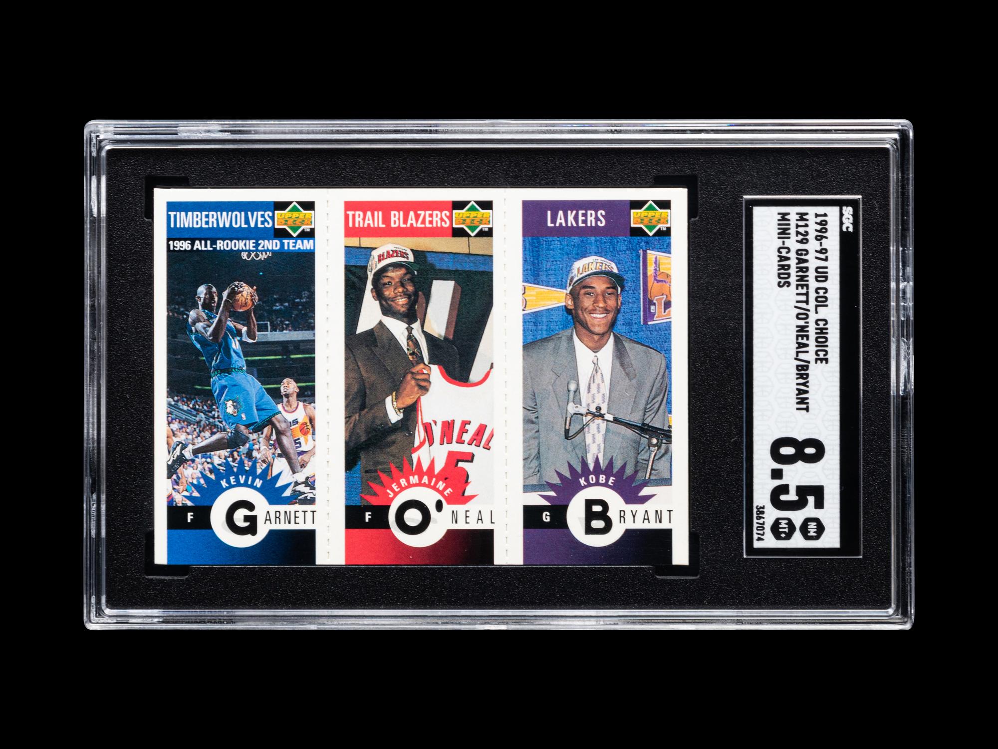 A Group of 1996-97 Upper Deck Collector's Choice Kobe Bryant Rookie Basketball Cards,