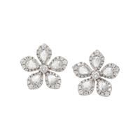 DIAMOND FLOWER EARRINGS