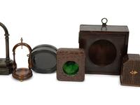 A Group of English and French Pocket Watch Boxes and Stands