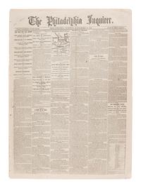 [AFRICAN AMERICANA]. Print ephemera related to enslavement and racism, comprising: