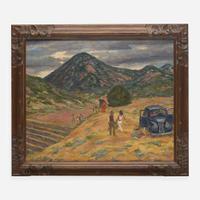 John French Sloan (American, 1871–1951) Picnic, Arroyo Hondo (Santa Fe)