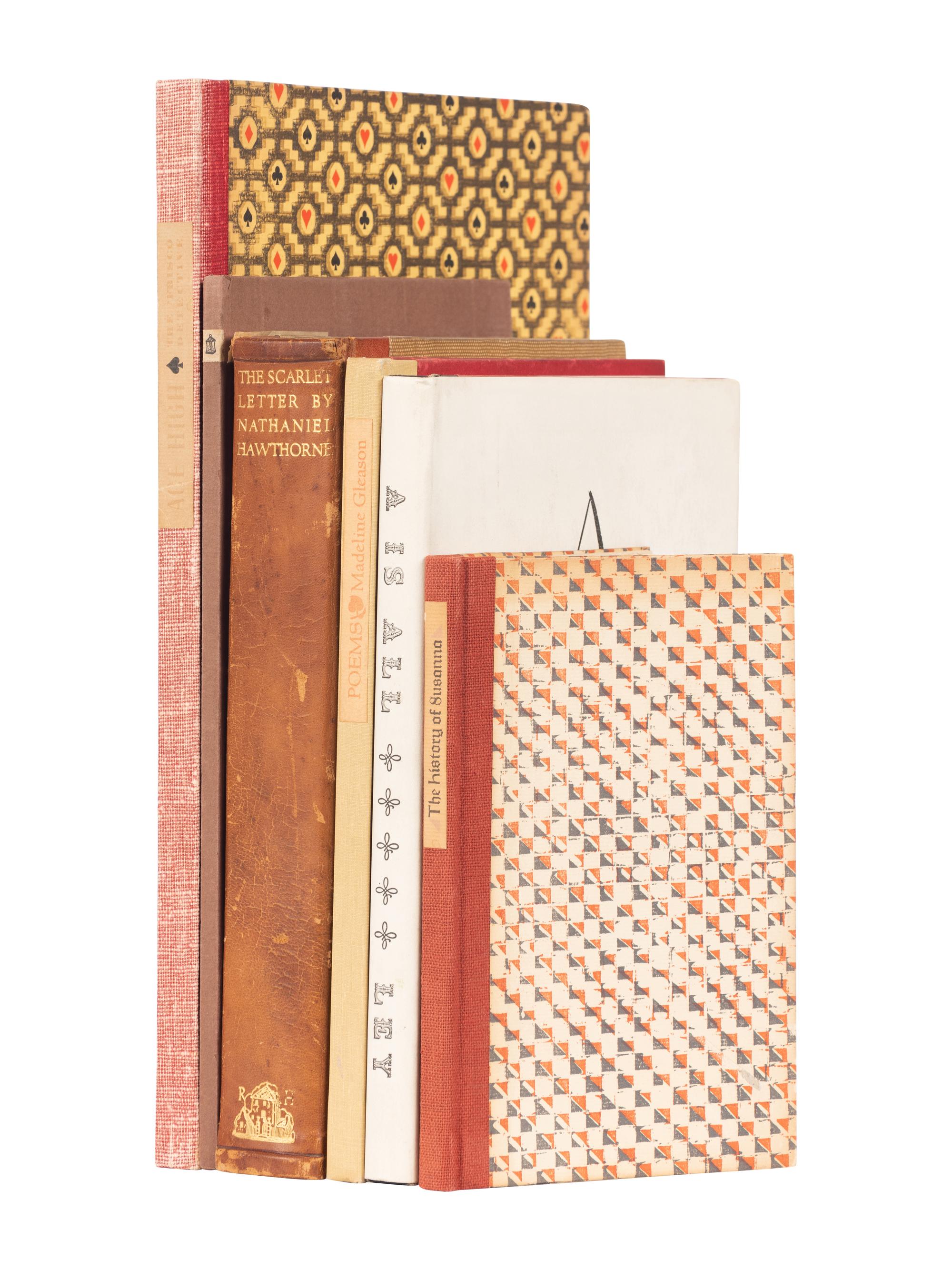 [GRABHORN PRESS]. A group of 6 works printed by the Grabhorn Press, comprising: