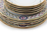 A Haviland Limoges Porcelain Louveciennes Dinner Service for Twelve