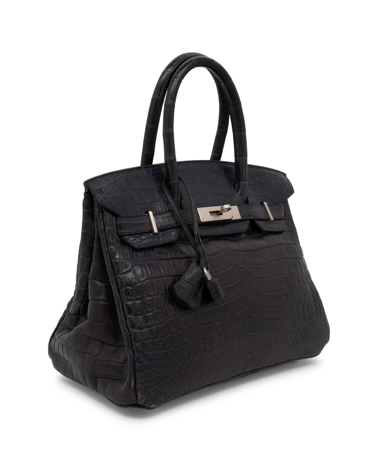Hermès Birkin 30 in Matte Niloticus Crocodile, 2001