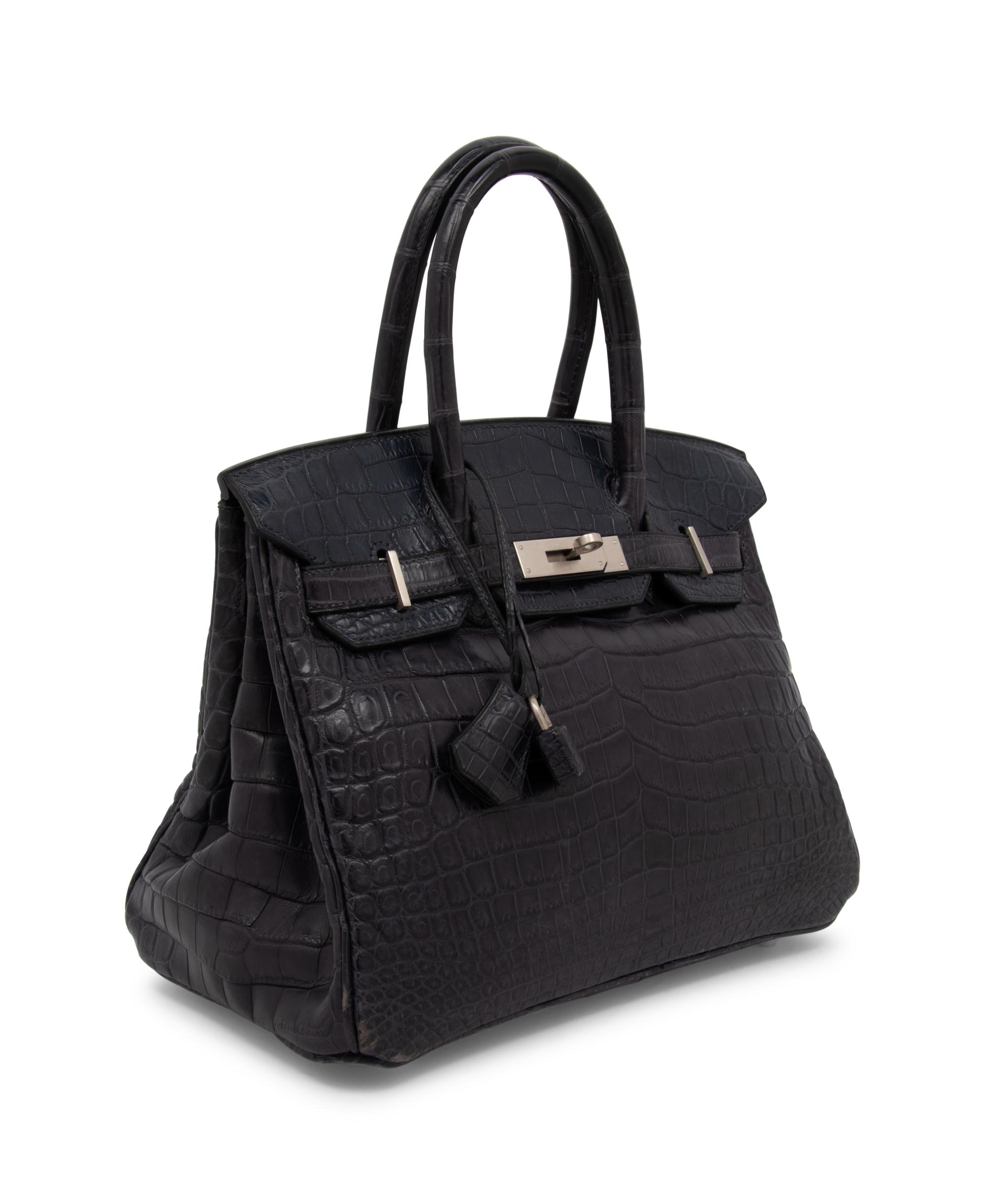 Hermès Birkin 30 in Matte Niloticus Crocodile, 2001