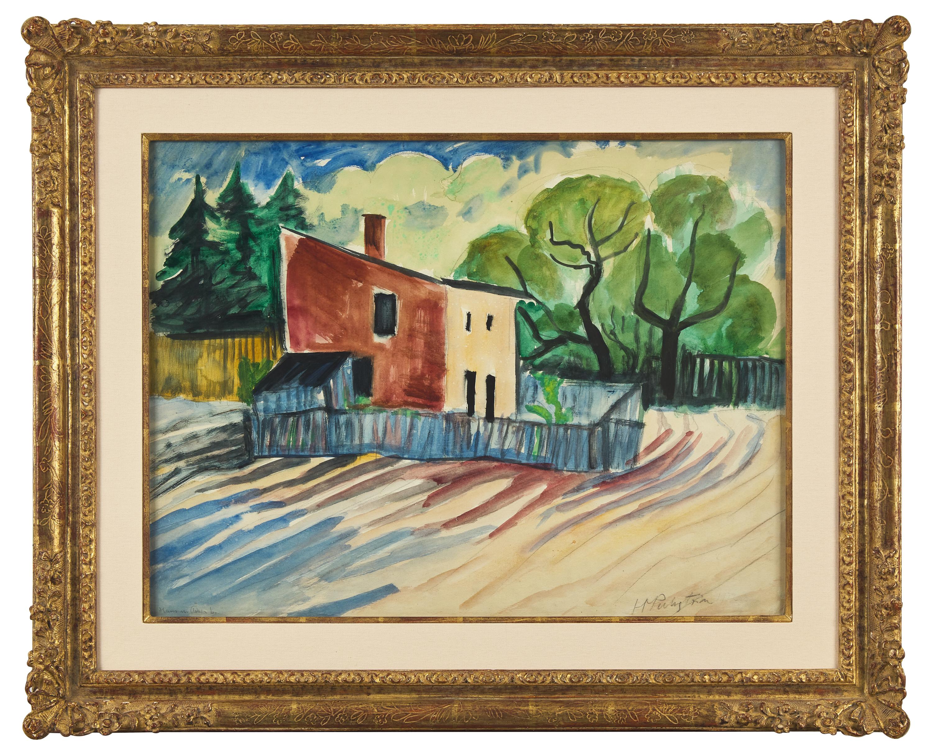 Haus mit Acker ( House with Field), 1922