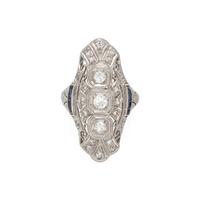 ART DECO, DIAMOND RING