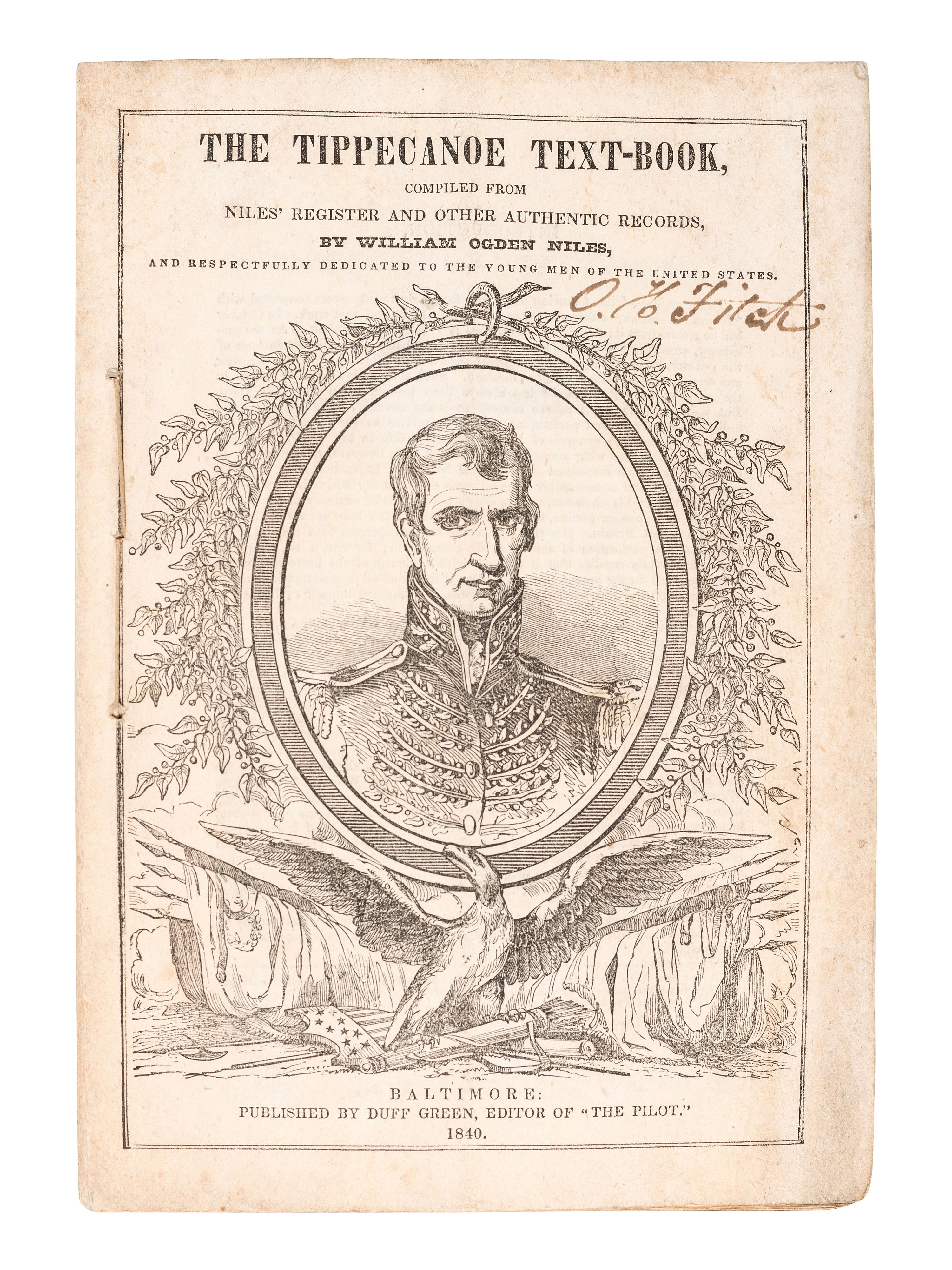 [HARRISON, William Henry (1773-1841)]. A group of pamphlets including campaign biographies