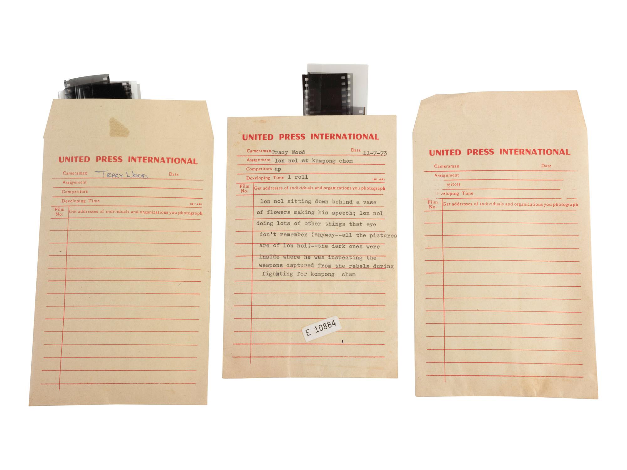 [VIETNAM WAR] - [WOMEN]. Vietnam War-era papers of Pulitzer Prize-winning combat journalist Tracy A. Wood (1943-2020), including documents related to the 1973 release of American POWs in Hanoi.