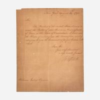 [Presidential] Jefferson, Thomas Manuscript Document, signed