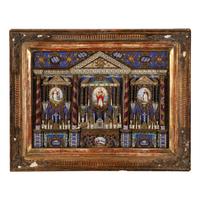 A Baroque Style Diminutive Reliquary Altarpiece