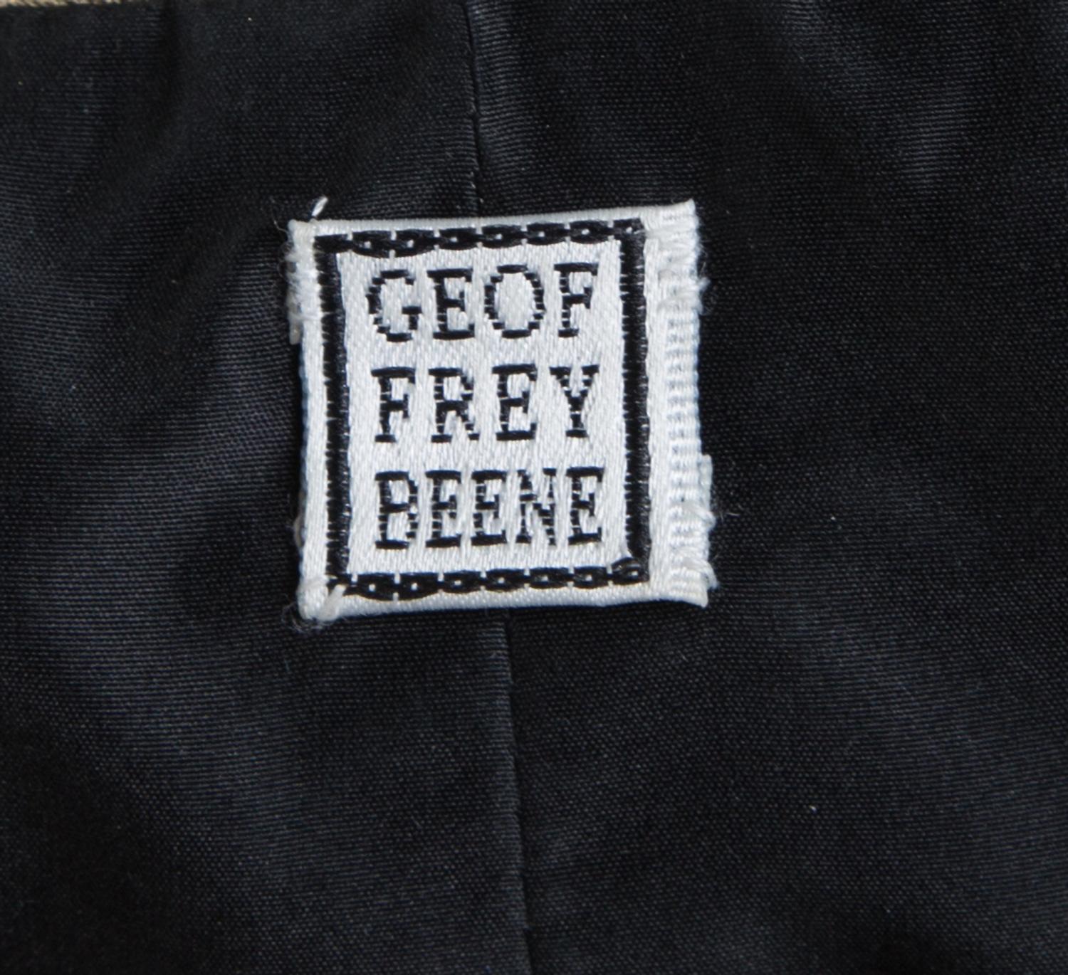 A Geoffrey Beene Black and Gold Jacket and Skirt Ensemble, Both size 8.