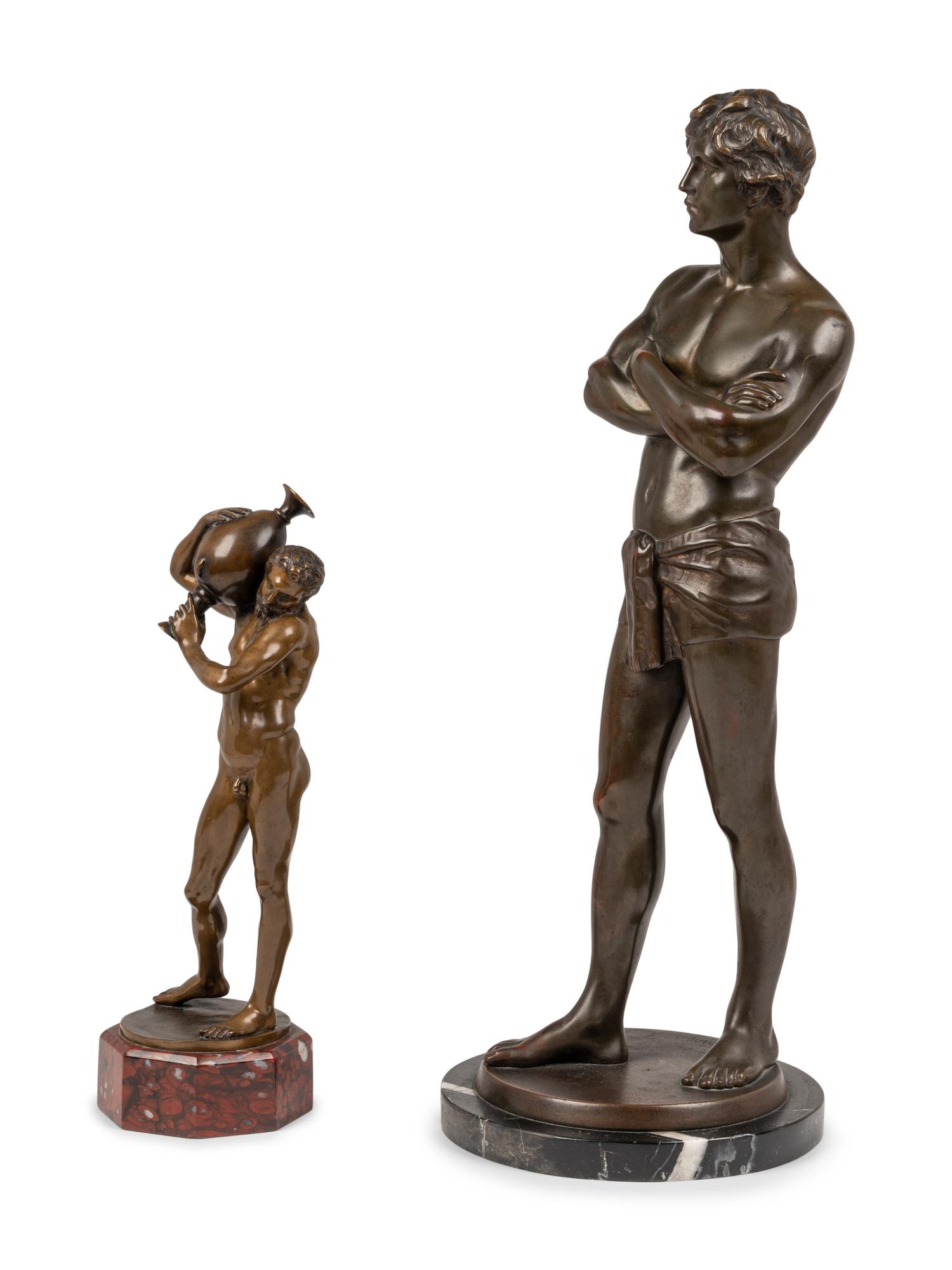 Two Bronze Figures