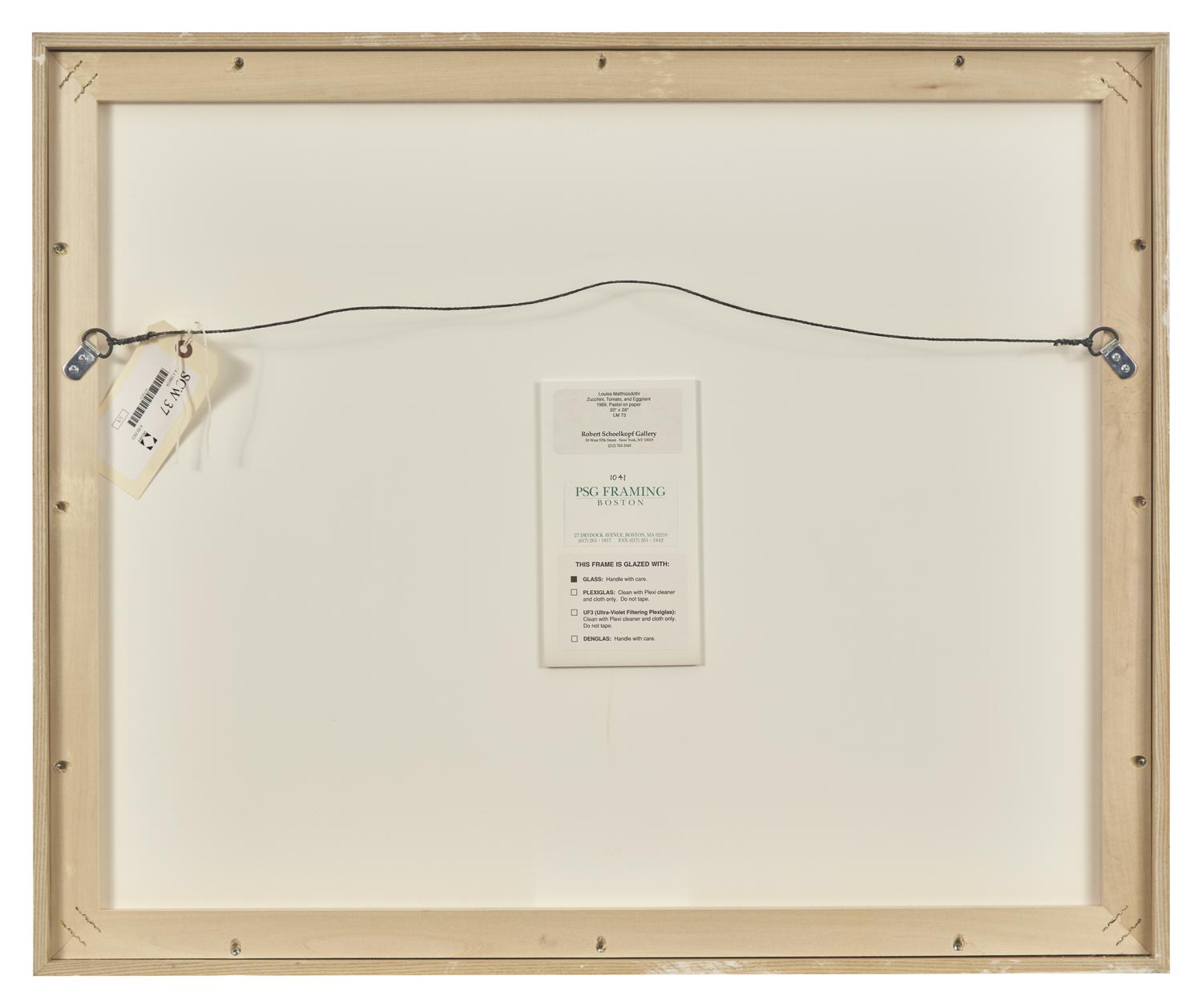 Zucchini, Tomato and Eggplant, 1989