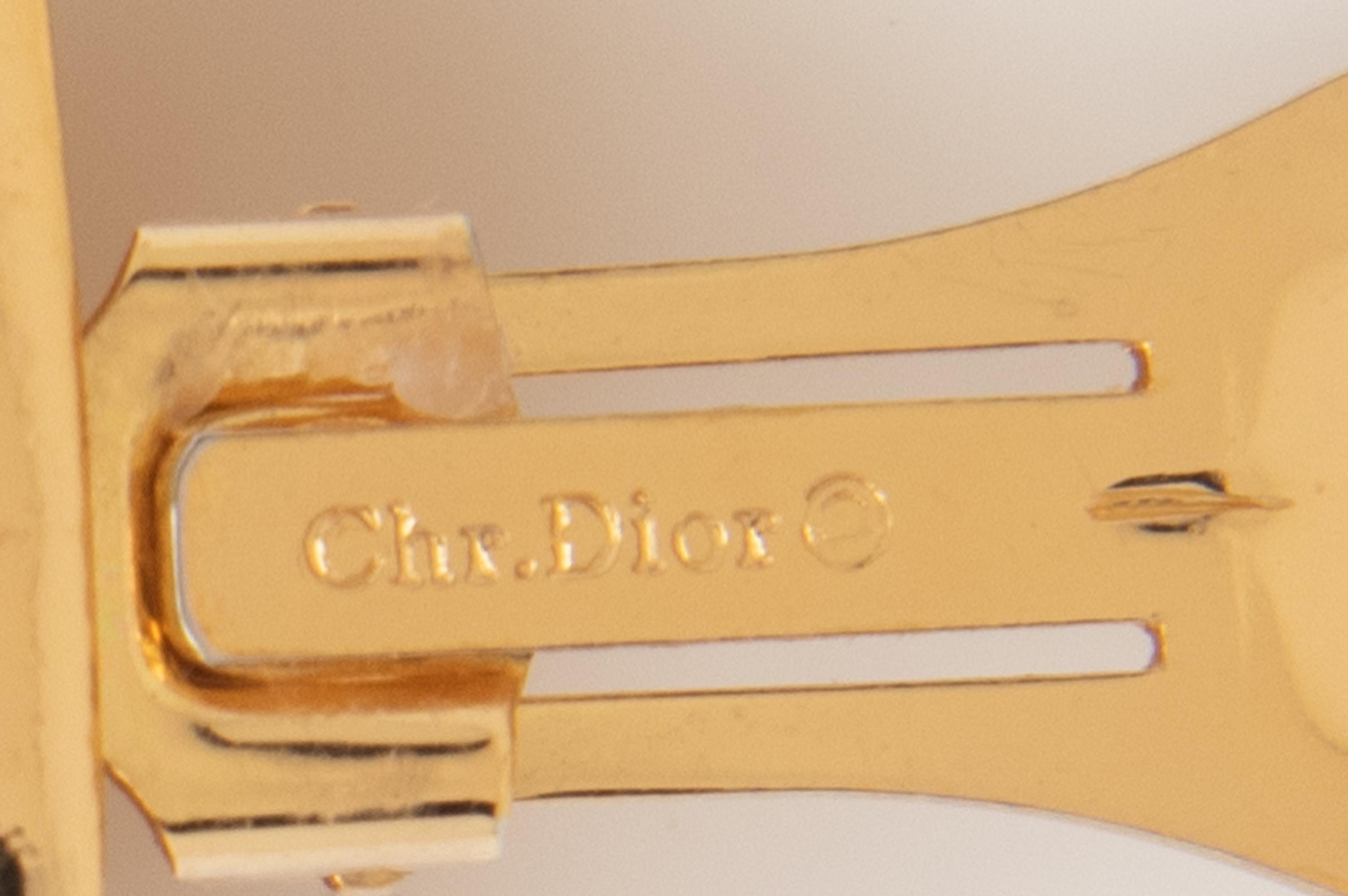 Four Pairs of Ear Clips by Chanel and Christian Dior