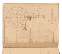 [MANUSCRIPT – ENGINEERING]. “Mines de Commentry.” France, ca 1900.