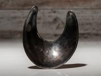 Rare English Sterling Silver Gorget