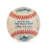 A 1987 World Series Champions Minnesota Twins Team Signed Autograph Baseball (Beckett Authentication Services Letter of Authenticity)