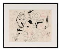 Before Every Body Split (Study for Hello Gypsie Toe Good Bye Sly ), c. 1977