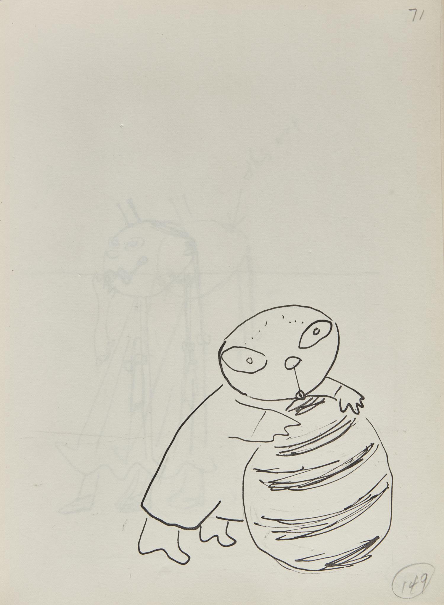 Steig, William. Original Maquette for "The Agony in the Kindergarten"