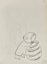 Steig, William. Original Maquette for "The Agony in the Kindergarten"