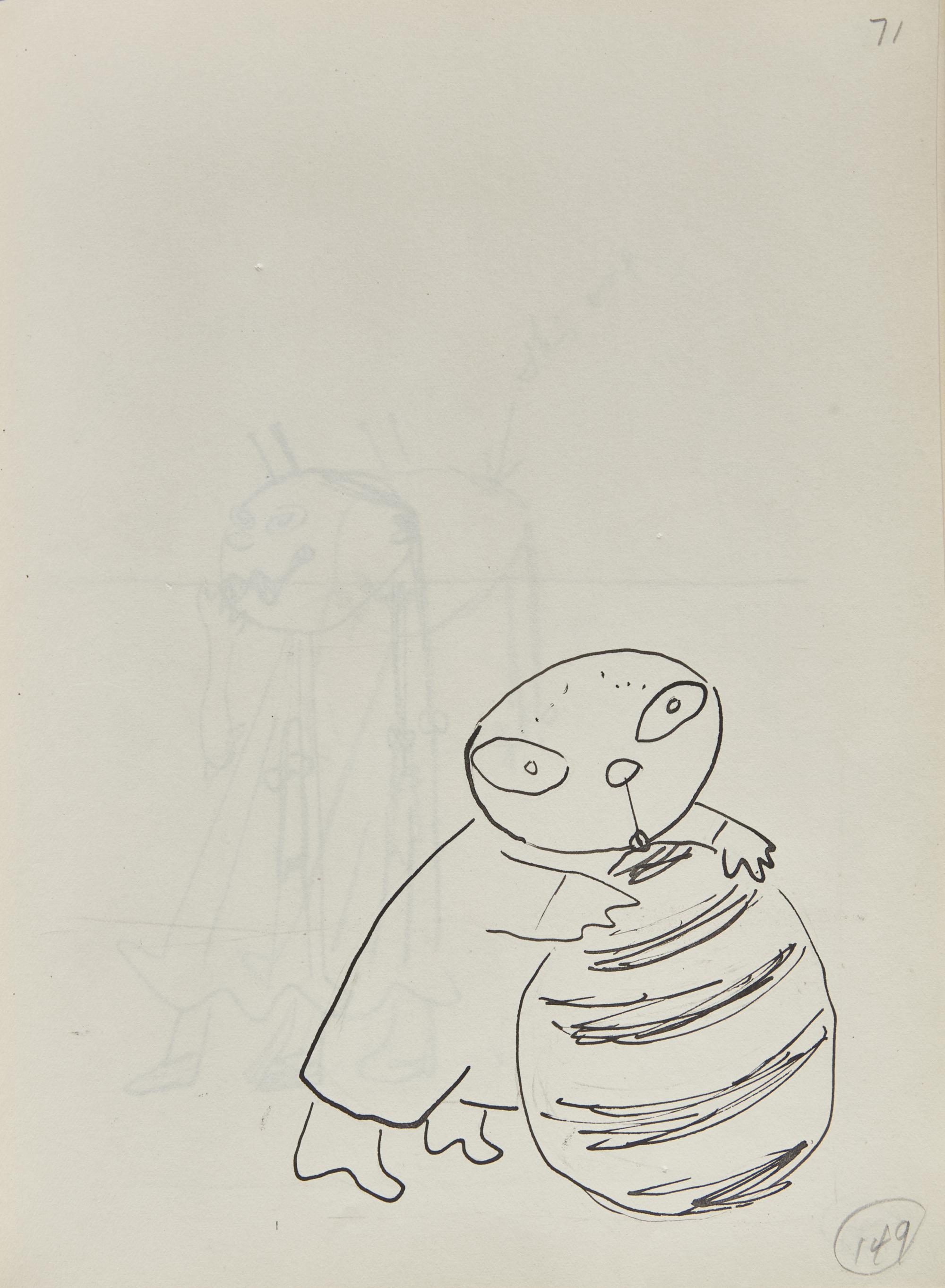 Steig, William. Original Maquette for "The Agony in the Kindergarten"