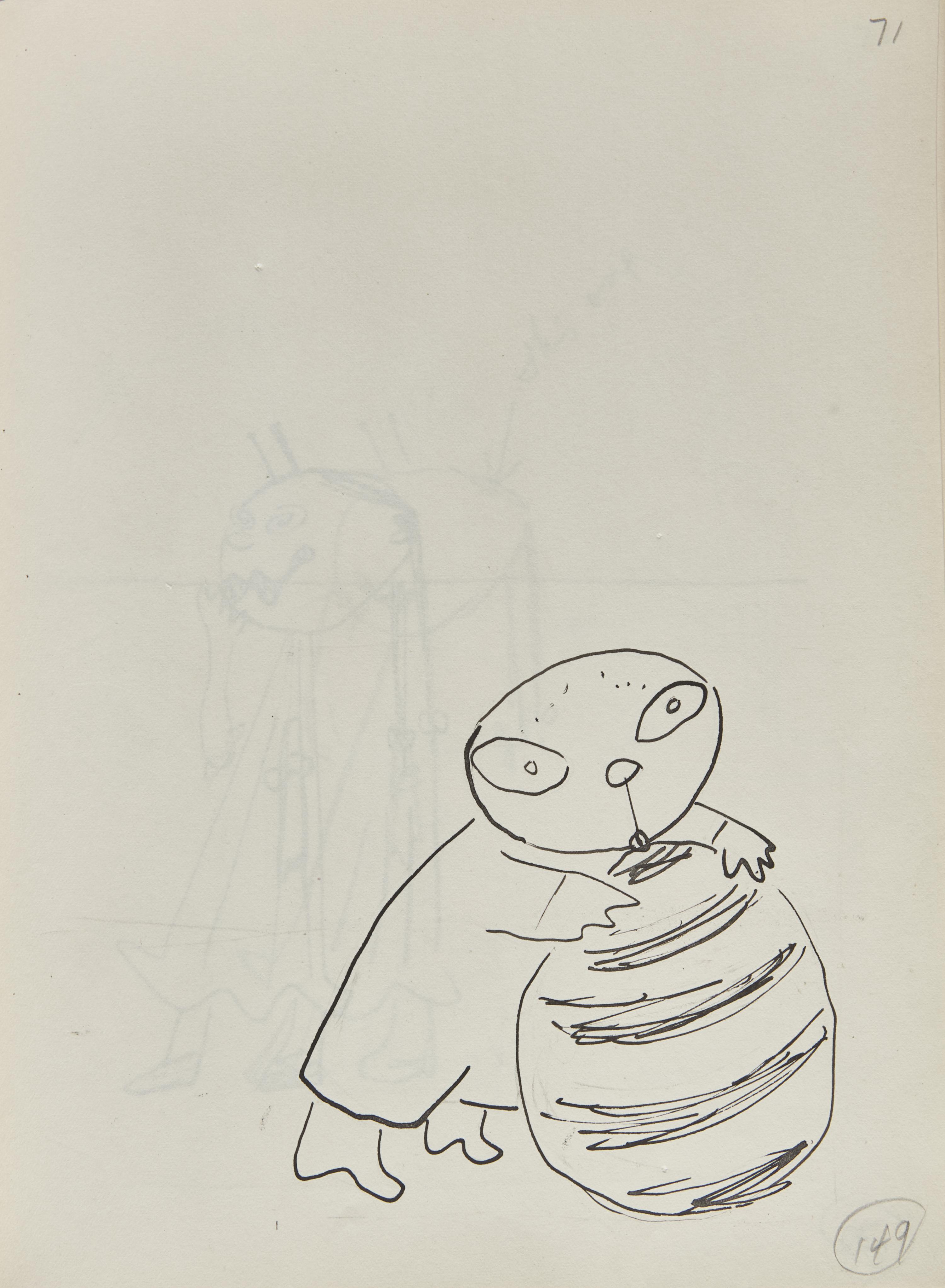 Steig, William. Original Maquette for "The Agony in the Kindergarten"