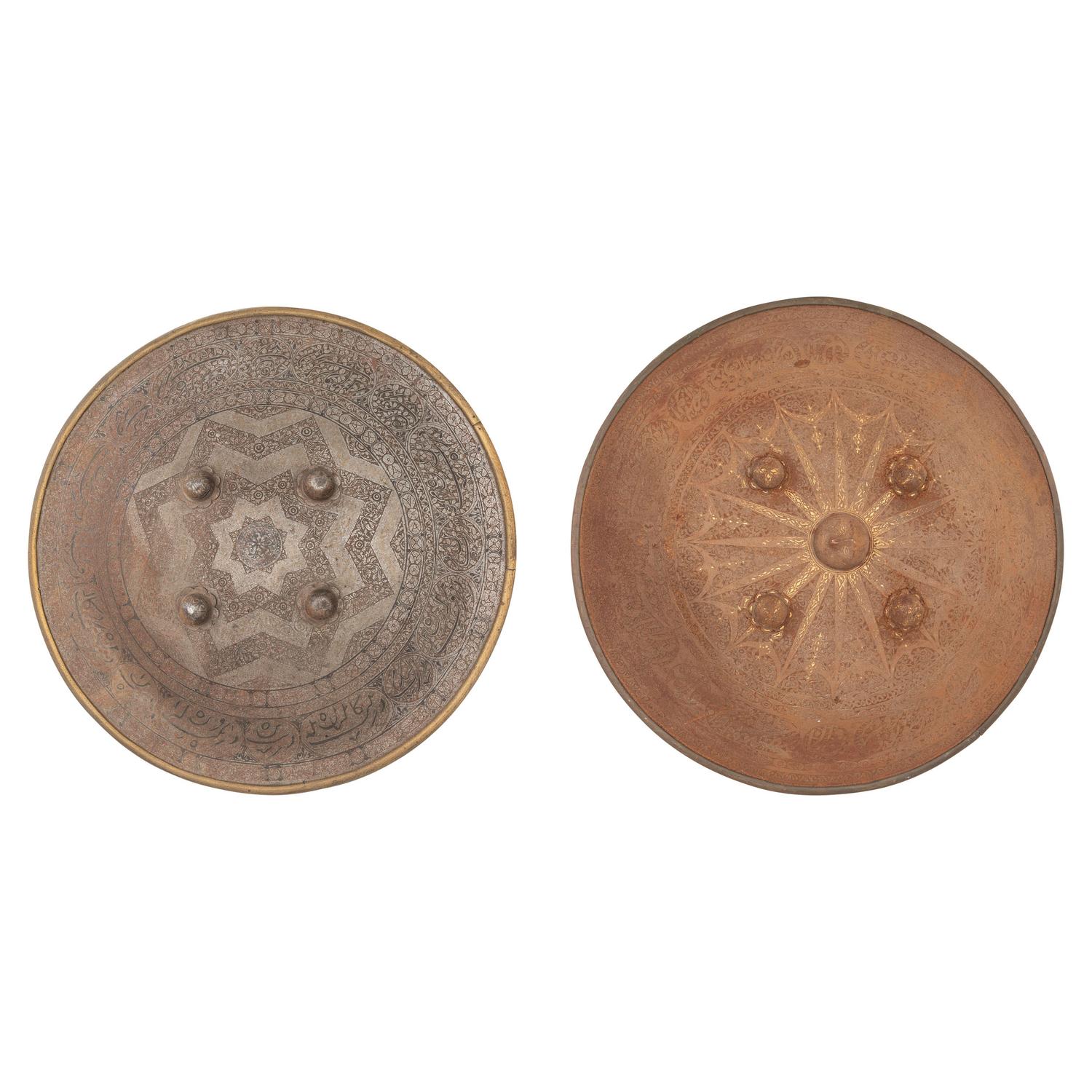 Lot of 18th/19th Century Indo-Persian Dhal or Separ Shields