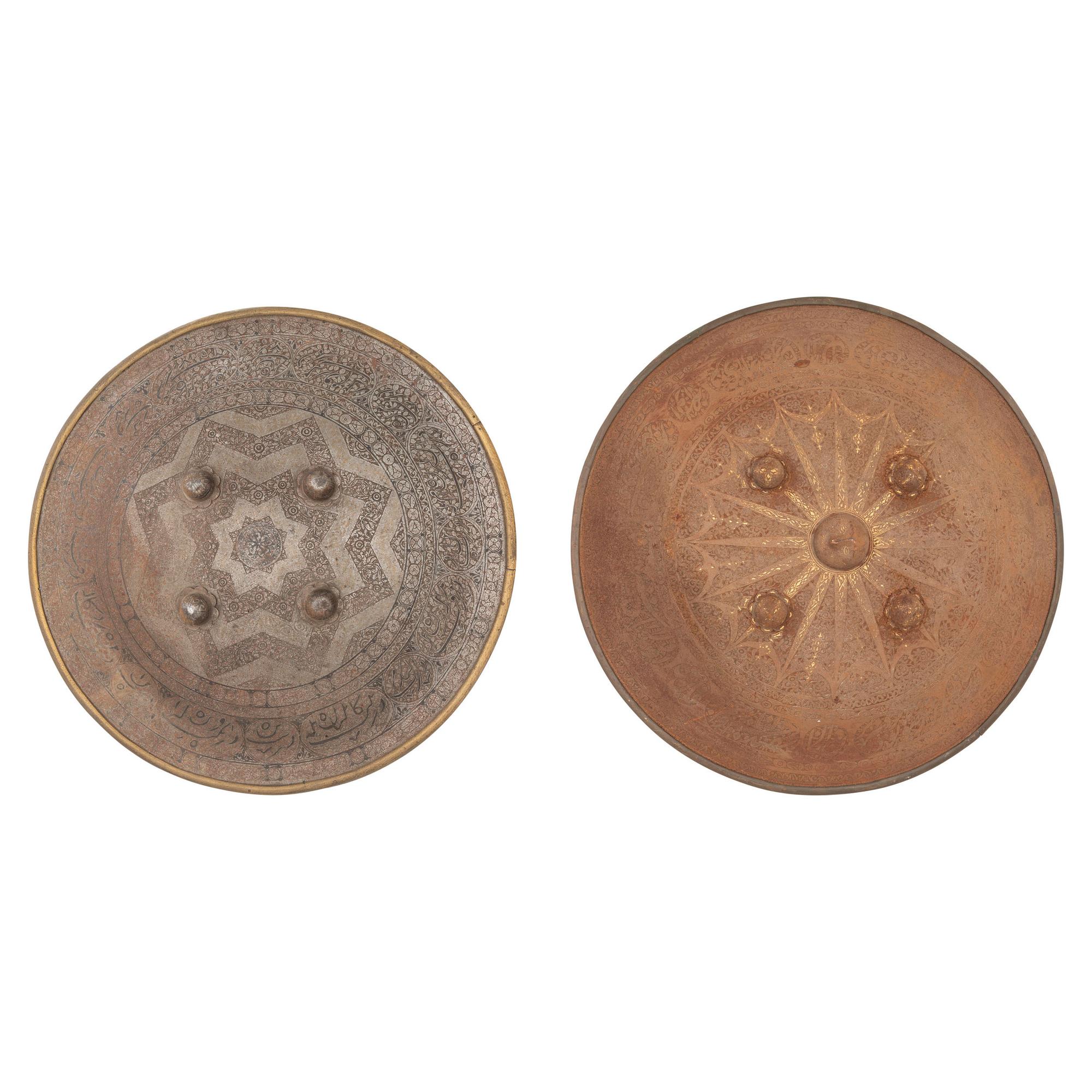 Lot of 18th/19th Century Indo-Persian Dhal or Separ Shields