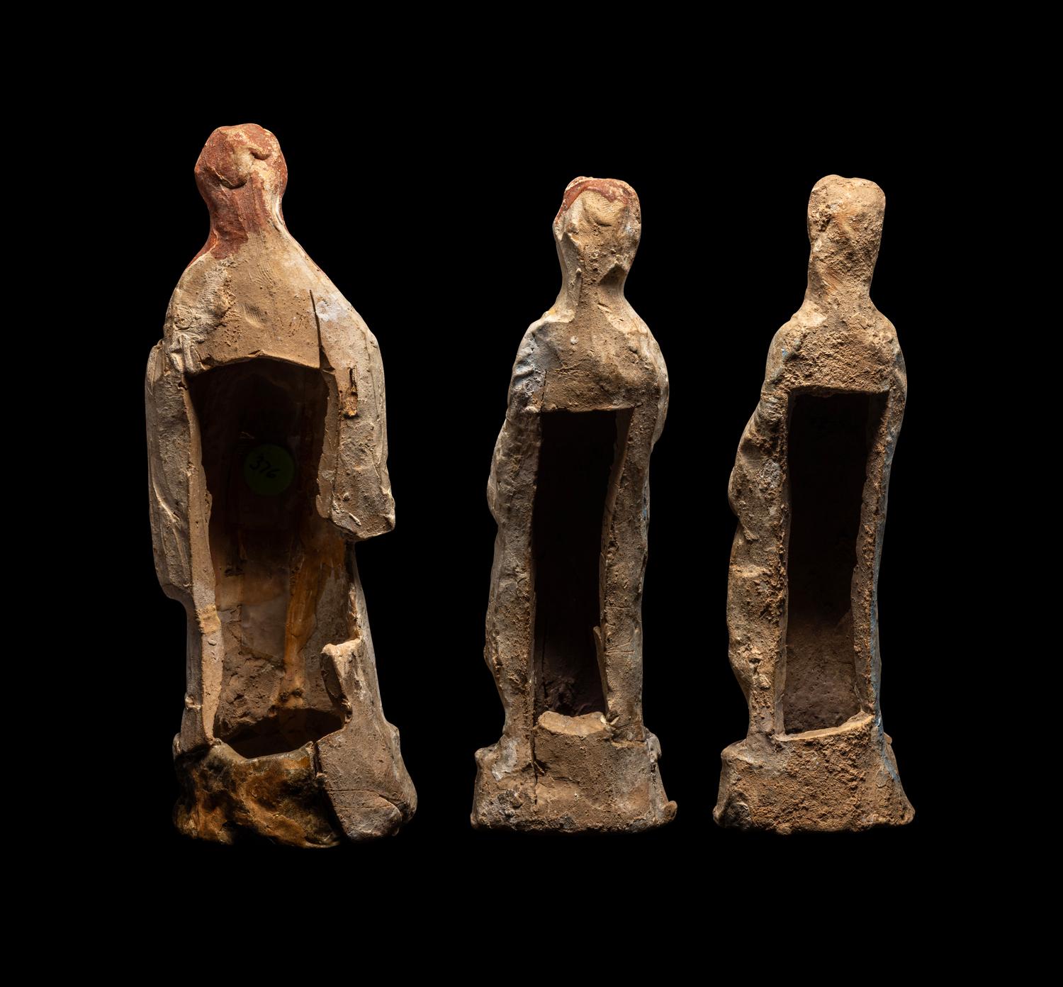 Three Boeotian Terracotta Figures