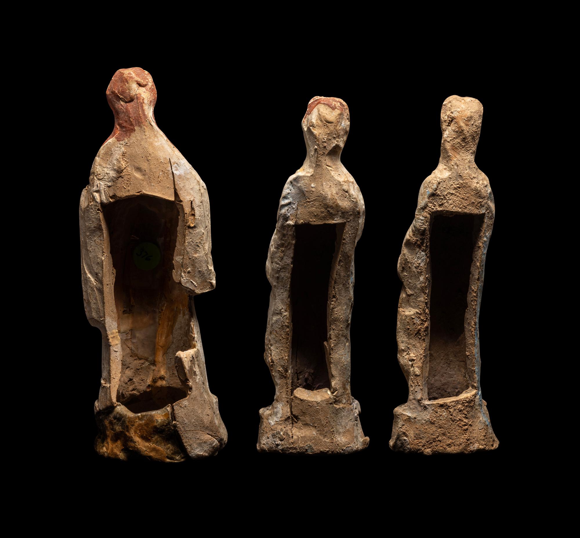Three Boeotian Terracotta Figures