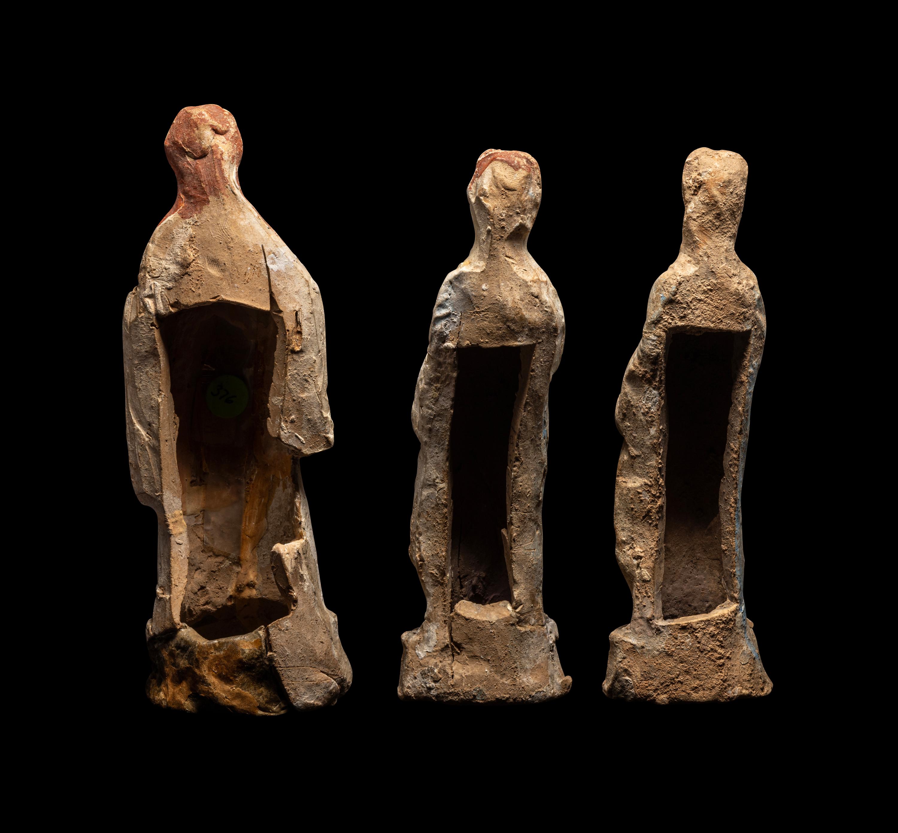Three Boeotian Terracotta Figures