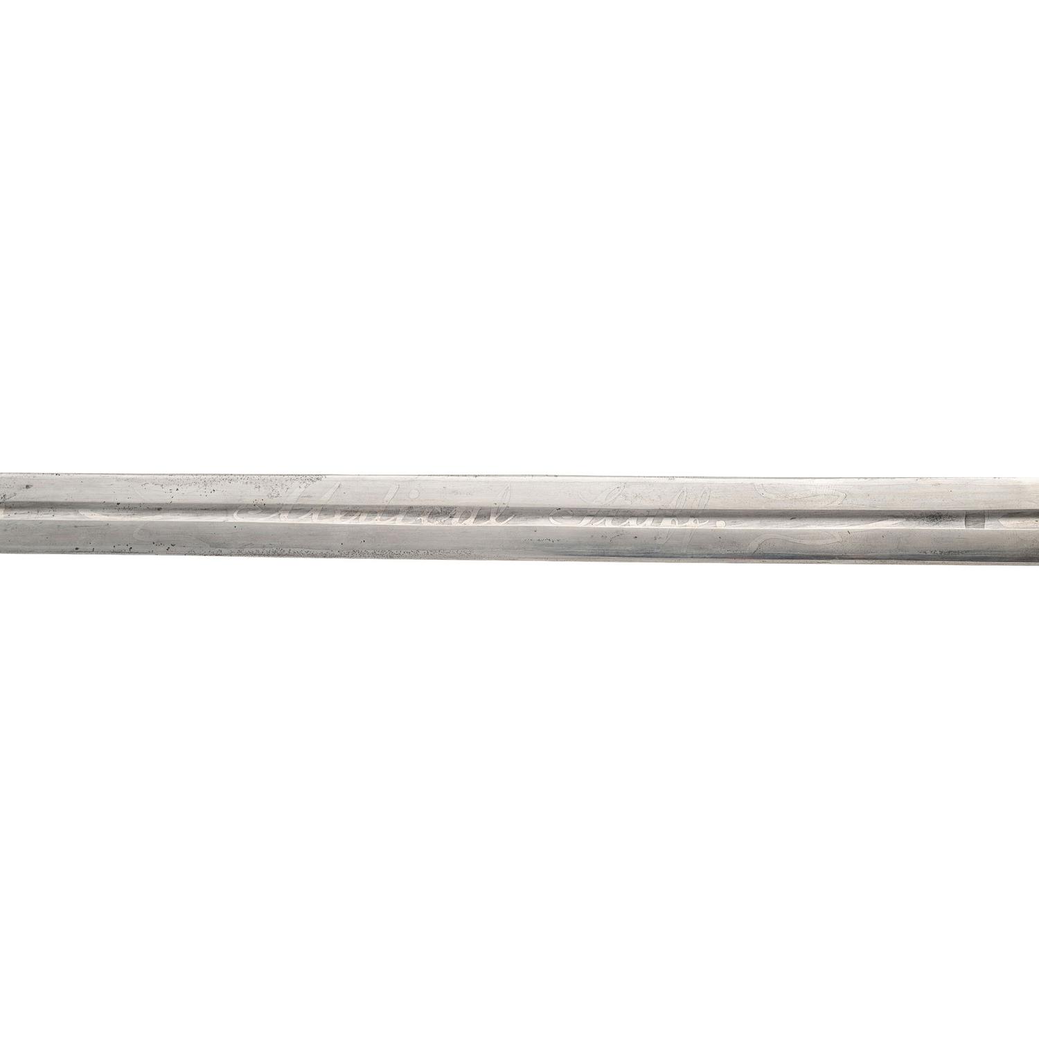Presentation U.S. Model 1840 Medical Staff Sword of Major John T. Walker - 25th Indiana Infantry, with Fleam Set