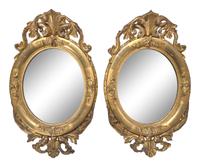 A Pair of Victorian Giltwood Mirrors