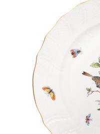 A Set of Five Herend Rothschild Bird Porcelain Dinner Plates