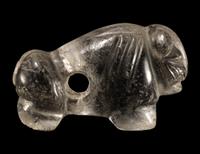 A Western Asiatic Rock Crystal Recumbent Lion