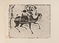 Twelve Chinese Rubbing of Han Tomb Tiles, 20th Century 近代 漢畫像磚拓片十二幅