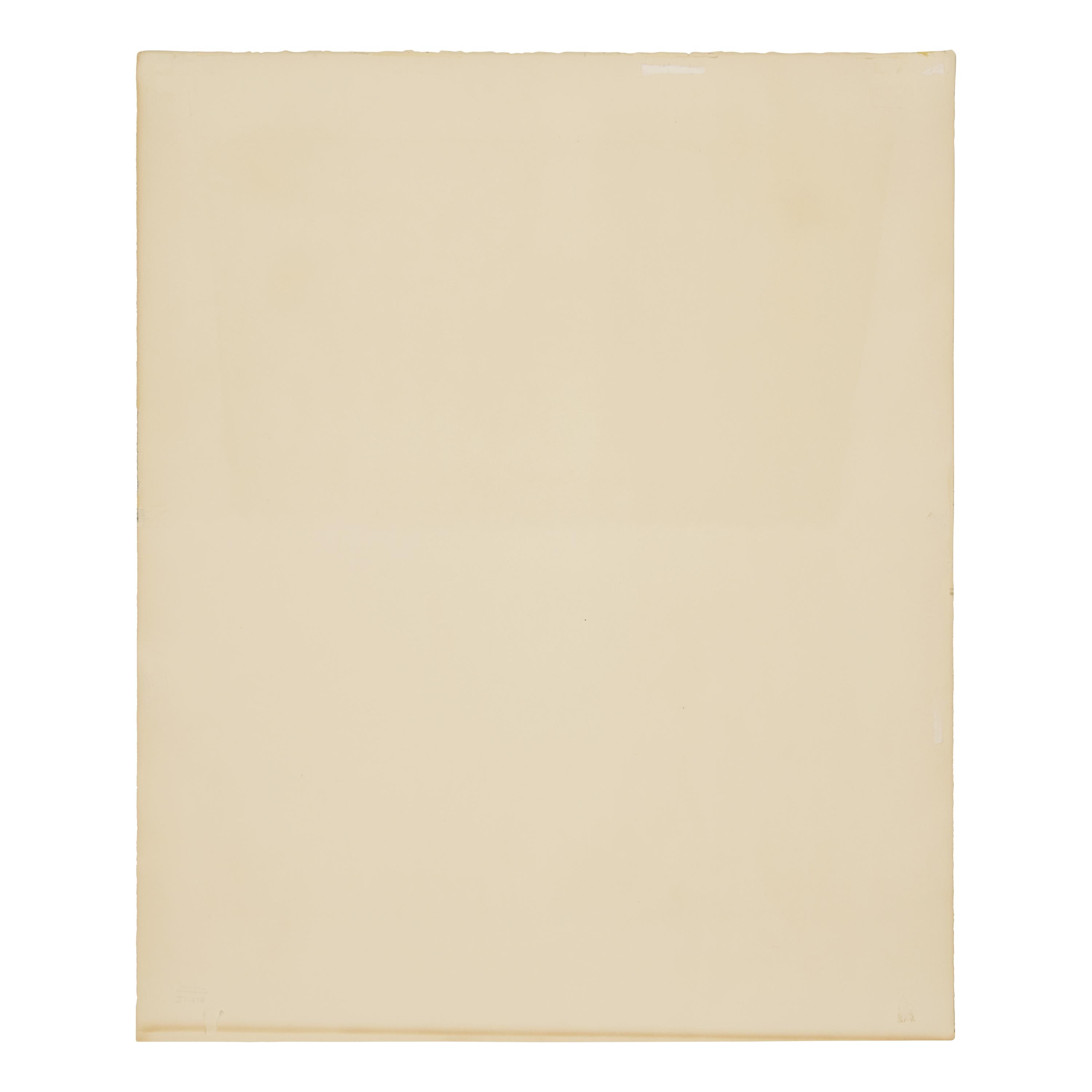 Jasper Johns (American, b. 1930) — Hinged Canvas (from Fragments-According to What ) , 1971