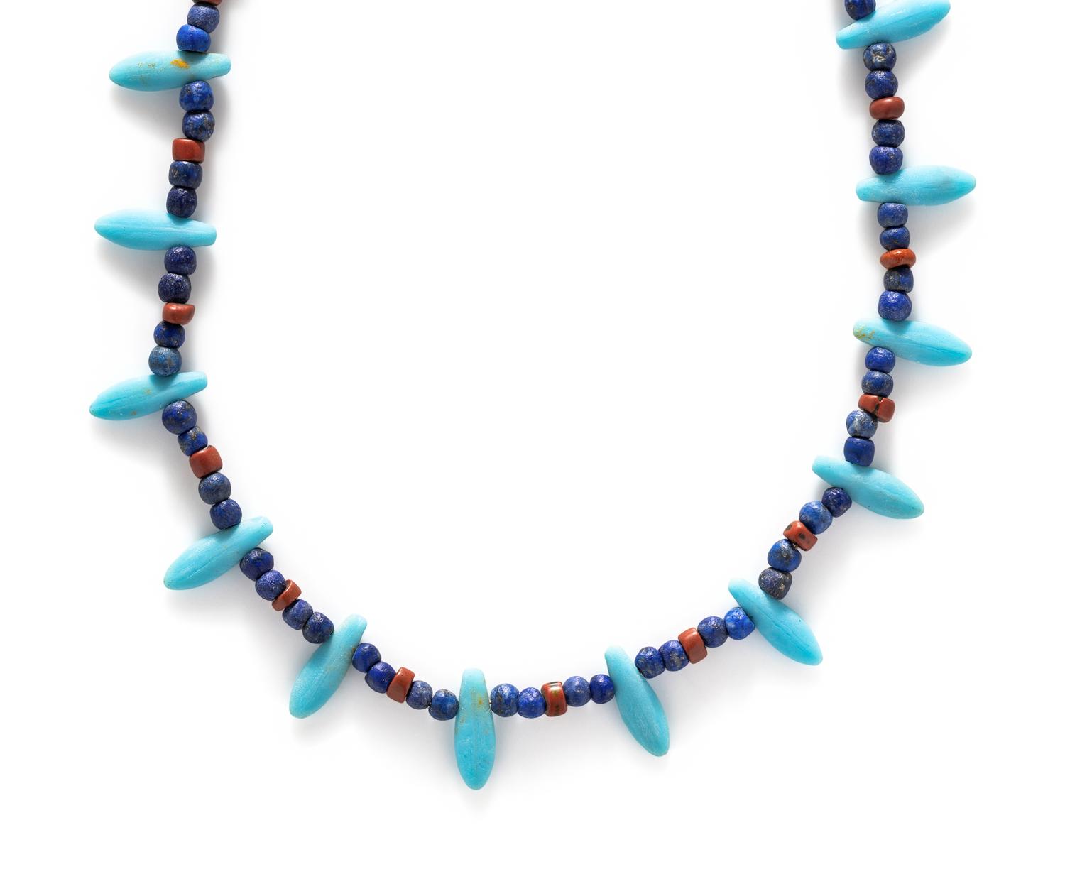 An Egyptian Faience Bead Necklace