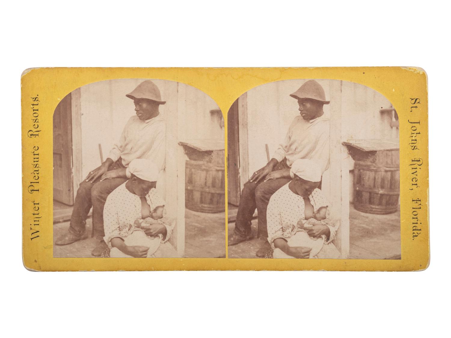 [EARLY PHOTOGRAPHY]. A Happy Father . [Jacksonville, FL]: [Charles Seaver], 1875.