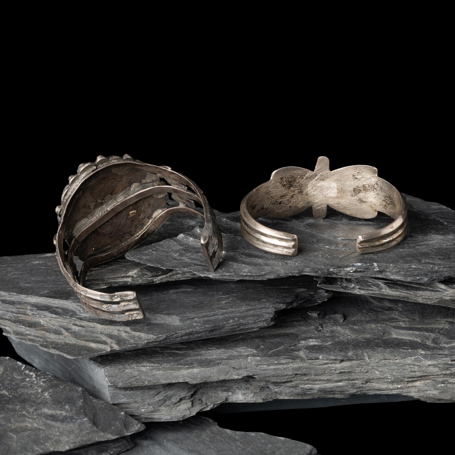 Pair of Navajo Cuff Bracelets