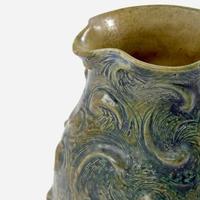 Martin Brothers (English, active 1873-1914) Pitcher with Swirl Decoration, Martin Brothers, UK, 1895