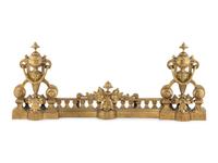 A Neoclassical Brass Fire Fender