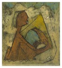 Angel Botello, (Puerto Rican, 1913-1986), Untitled