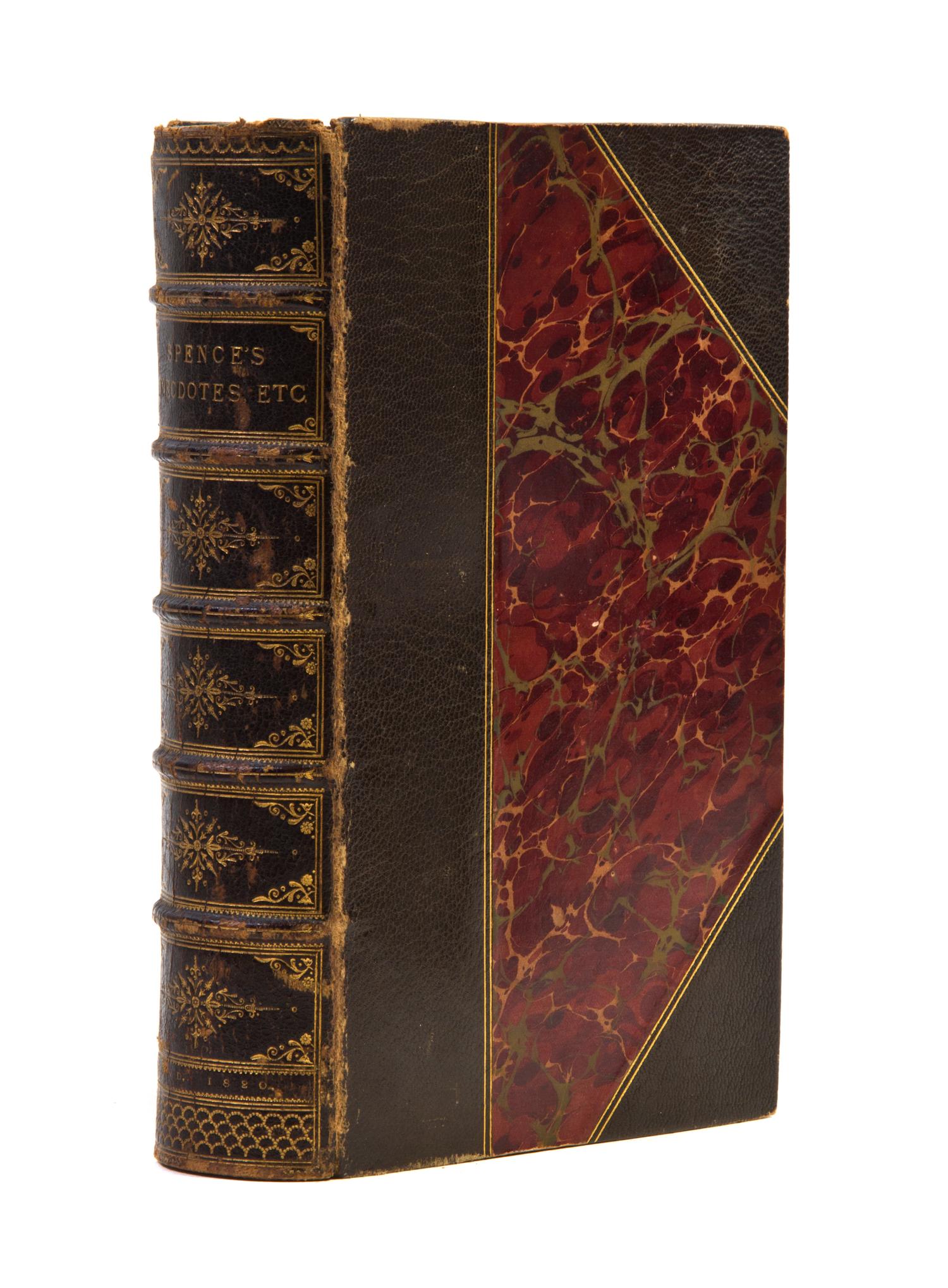 SPENCE, JOSEPH. Anecdotes, Observations, and Characters, of Books and Men. London, 1820. Extra-illustrated.