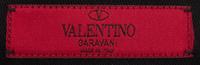 VALENTINO, EMBELLISHED BLACK FLAP BAG