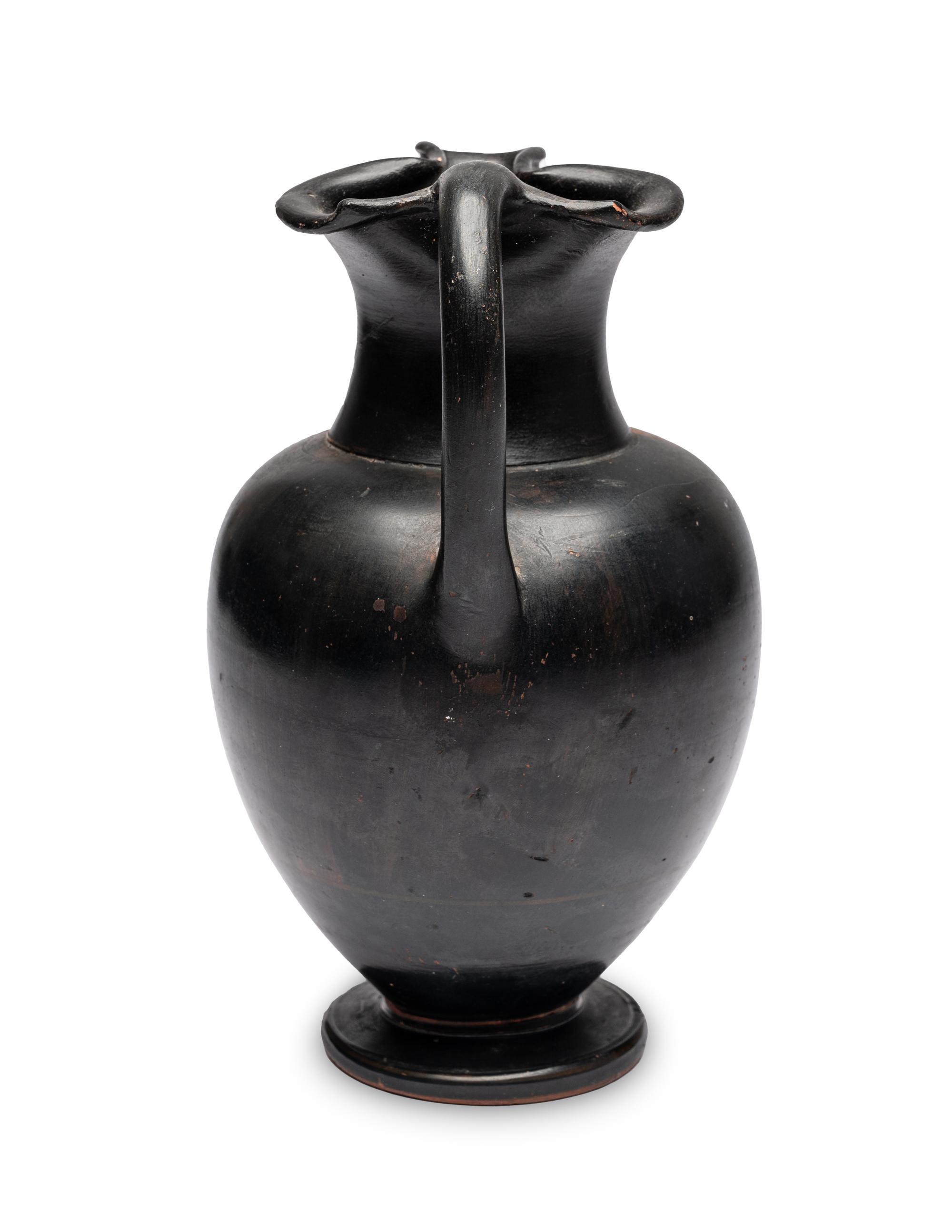 An Attic Black-Figured Trefoil Oinochoe
