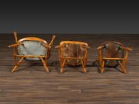 Eleven Primitive Windsor Chairs