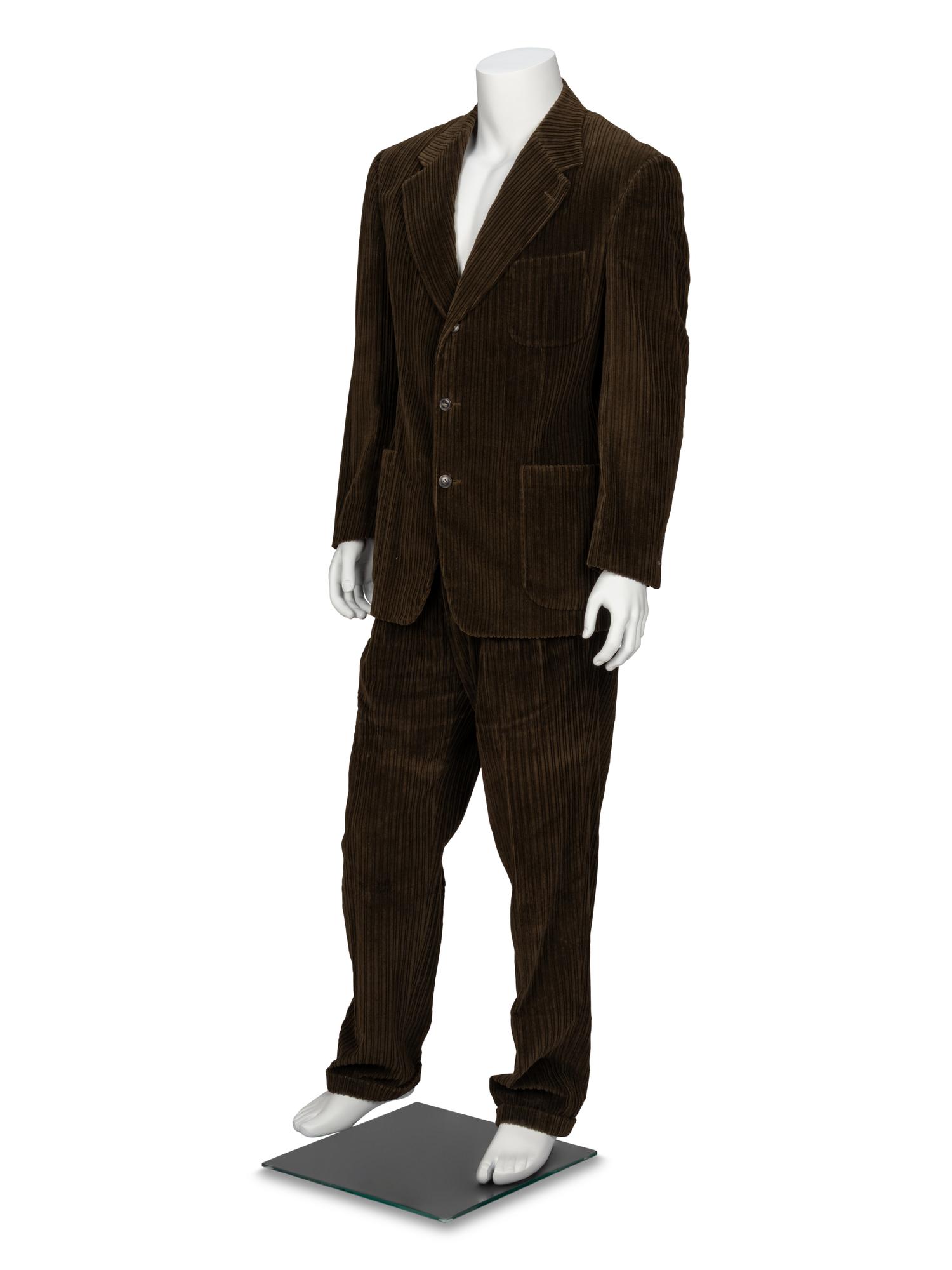 Valentino, Olive Corduroy Suit