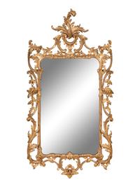 A Pair of George III Giltwood Mirrors